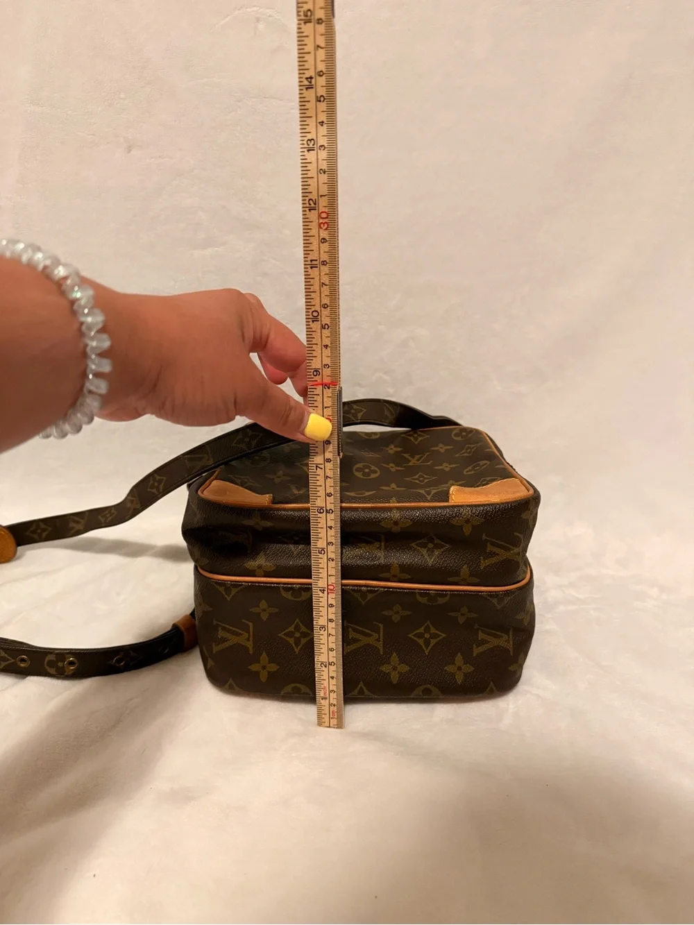 Louis Vuitton Amazone Shoulder Bag GM Brown Canvas 881 TH